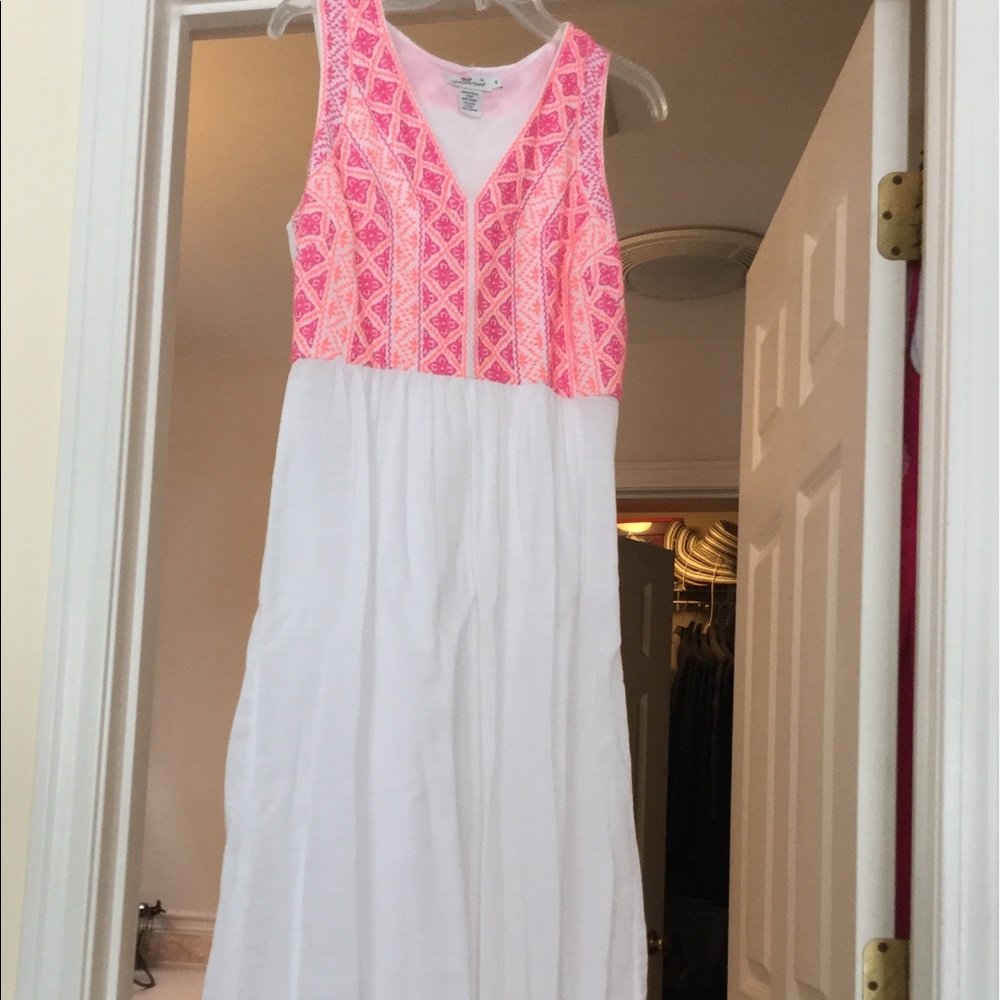 Never worn Vineyard Vine long linen &cotton dress